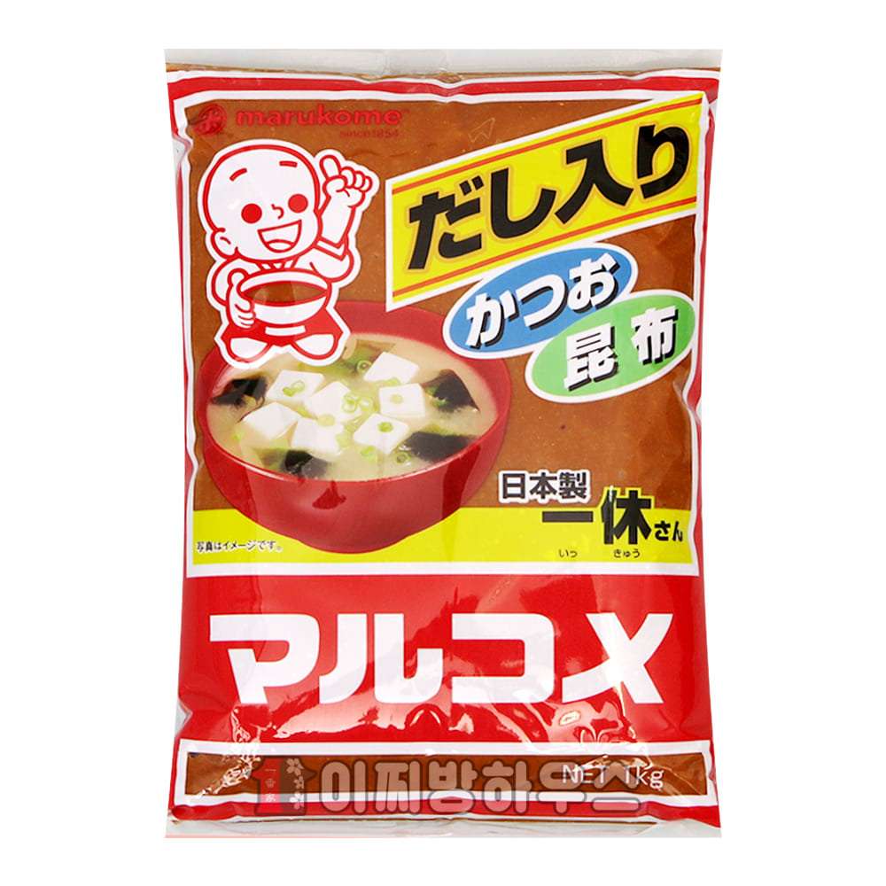 마루코메 잇큐상 미소된장 1kg 일본된장 미소시루 맛있는된장 미소장국