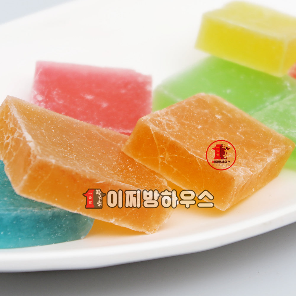 코하쿠토 보석젤리 100gx4개 수제사탕 호박당 한천 무지개젤리 유튜브 먹방 어린이집간식