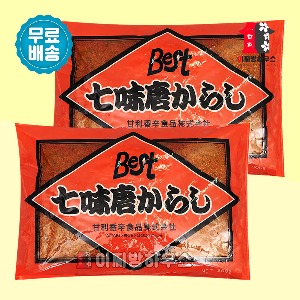 베스트 시치미 300g x 2개 일본 시찌미 칠미 짬뽕다시 우동 가루 토가라시 일본식자재